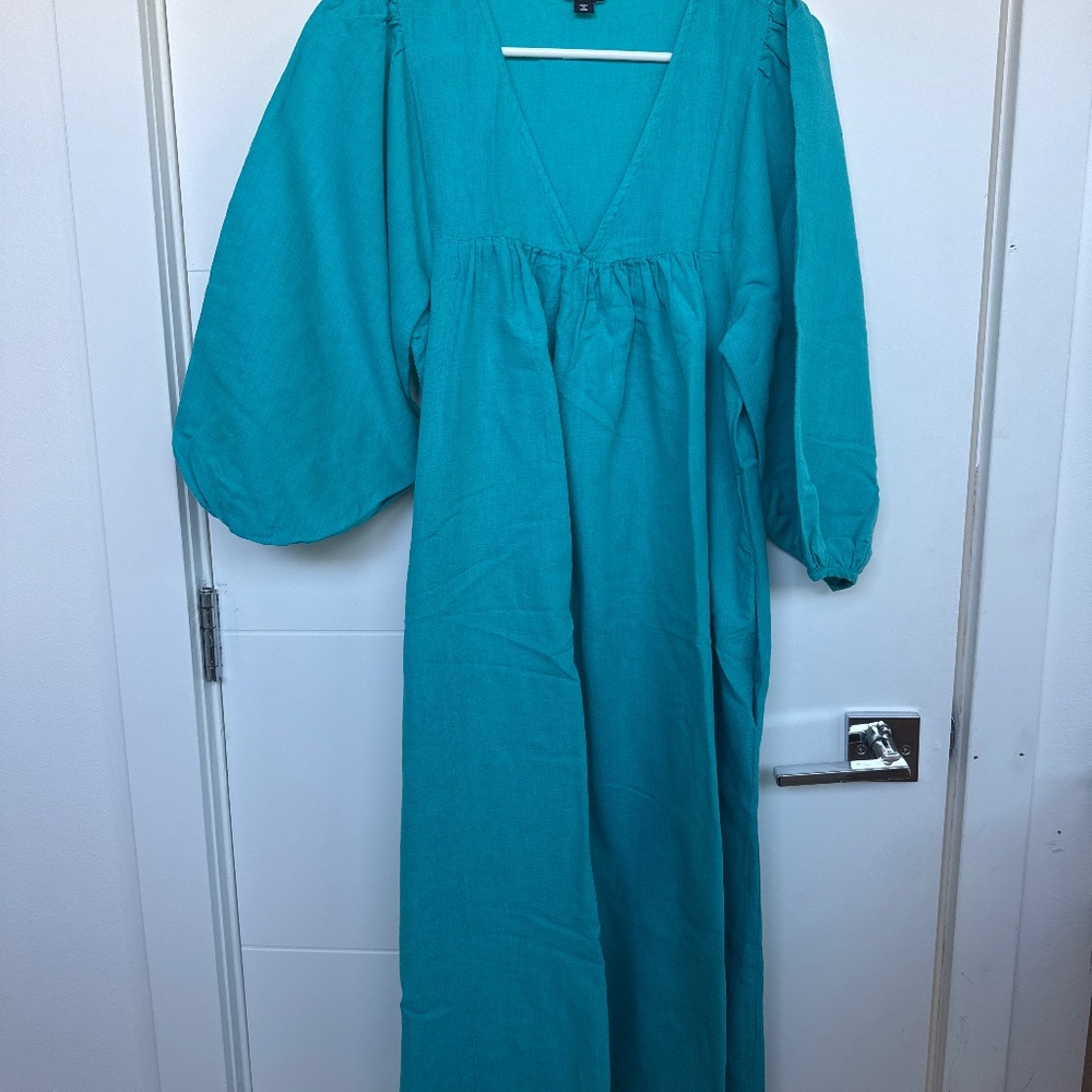 Whistles Petite Gloria Linen Dress